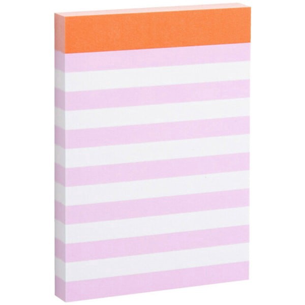 slide 6 of 6, Noted By Post-It Mini List Notes, 2-15/16"" X 4"" Purple/White/Red, 100 Sheets Per Pad, 100 ct