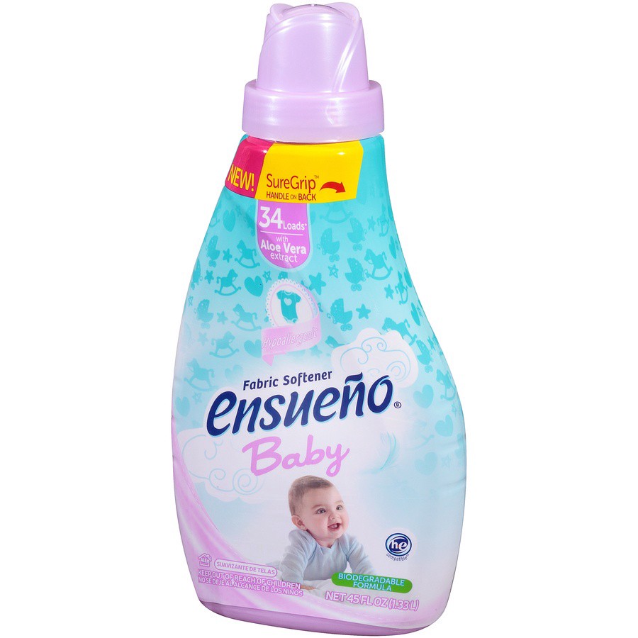 slide 4 of 6, Ensueno Baby Powder Fresh Fabric Softener 45 fl oz, 45 fl oz