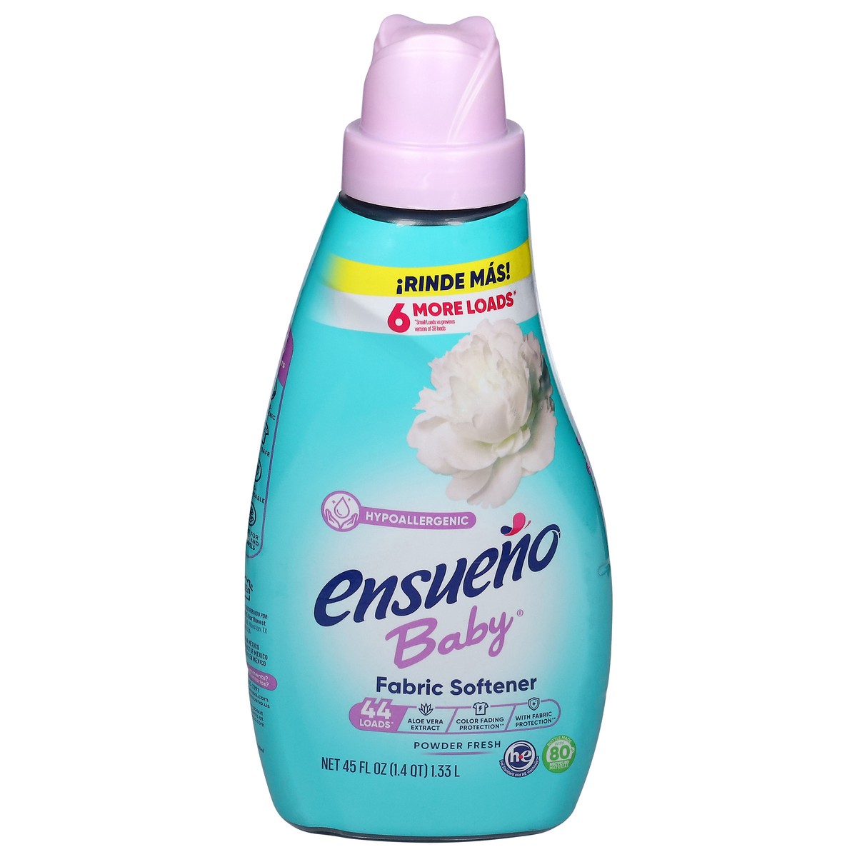 slide 1 of 6, Ensueno Baby Powder Fresh Fabric Softener 45 fl oz, 45 fl oz