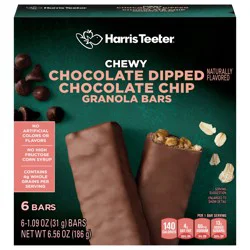 Harris Teeter Chocolate Chip Dipped Granola Bars