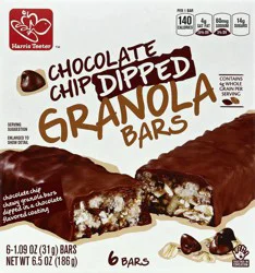 Harris Teeter Chocolate Chip Dipped Granola Bars