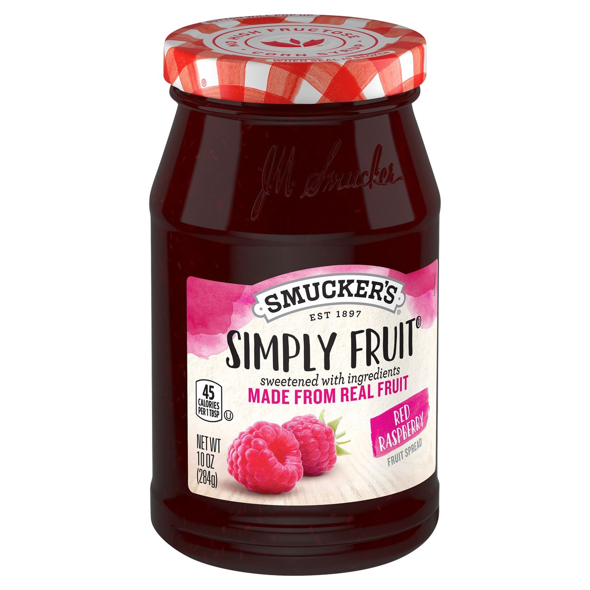 slide 6 of 8, Smucker's Simply Fruit Red Raspberry Fruit Spread, 10 Ounces, 10 oz