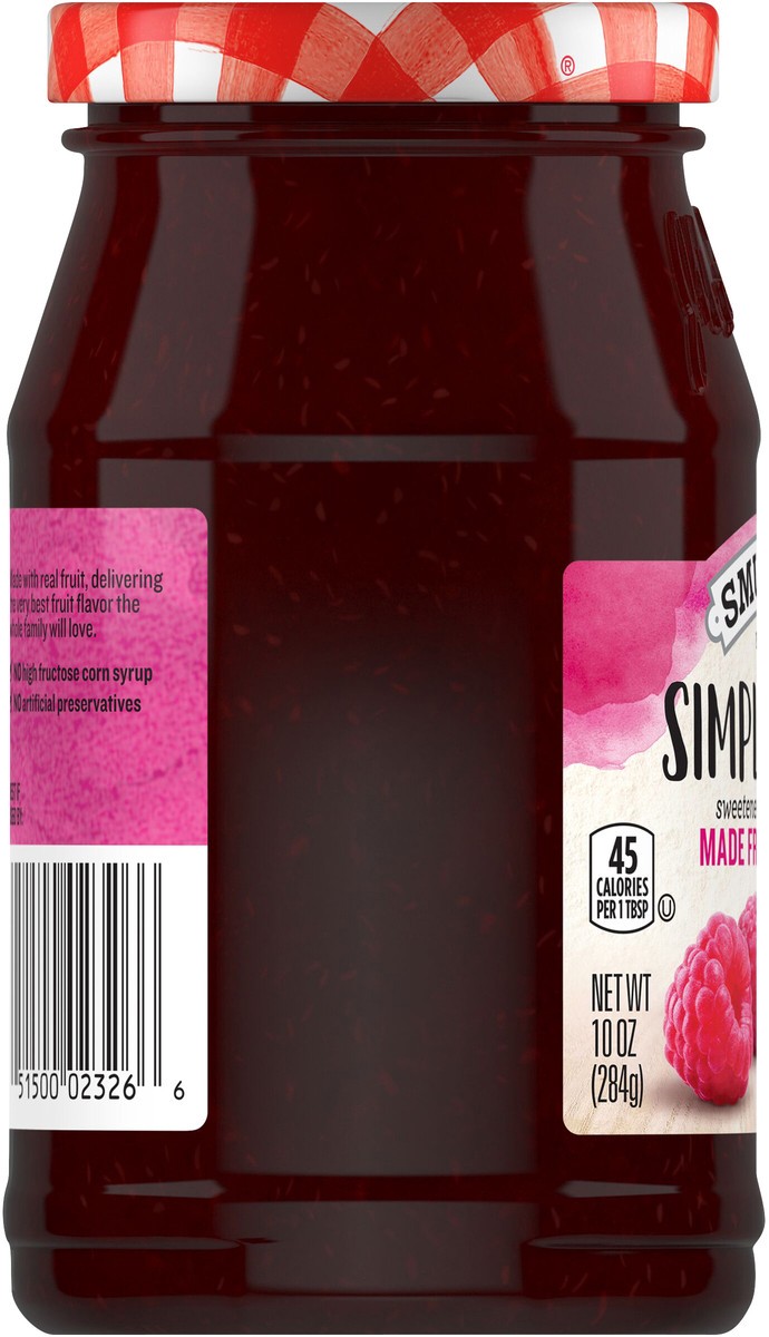 slide 3 of 8, Smucker's Simply Fruit Red Raspberry Fruit Spread, 10 Ounces, 10 oz