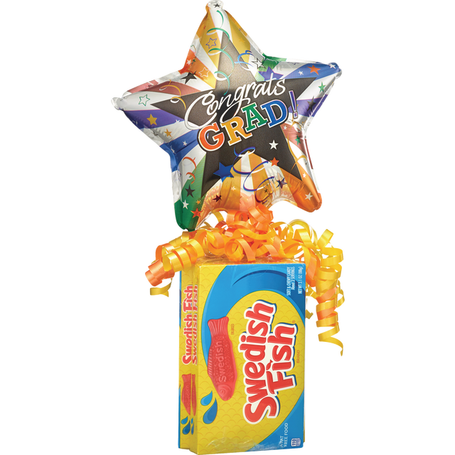 slide 1 of 1, KELLI'S Graduation Balloon - Swedish Fish, 1 ct