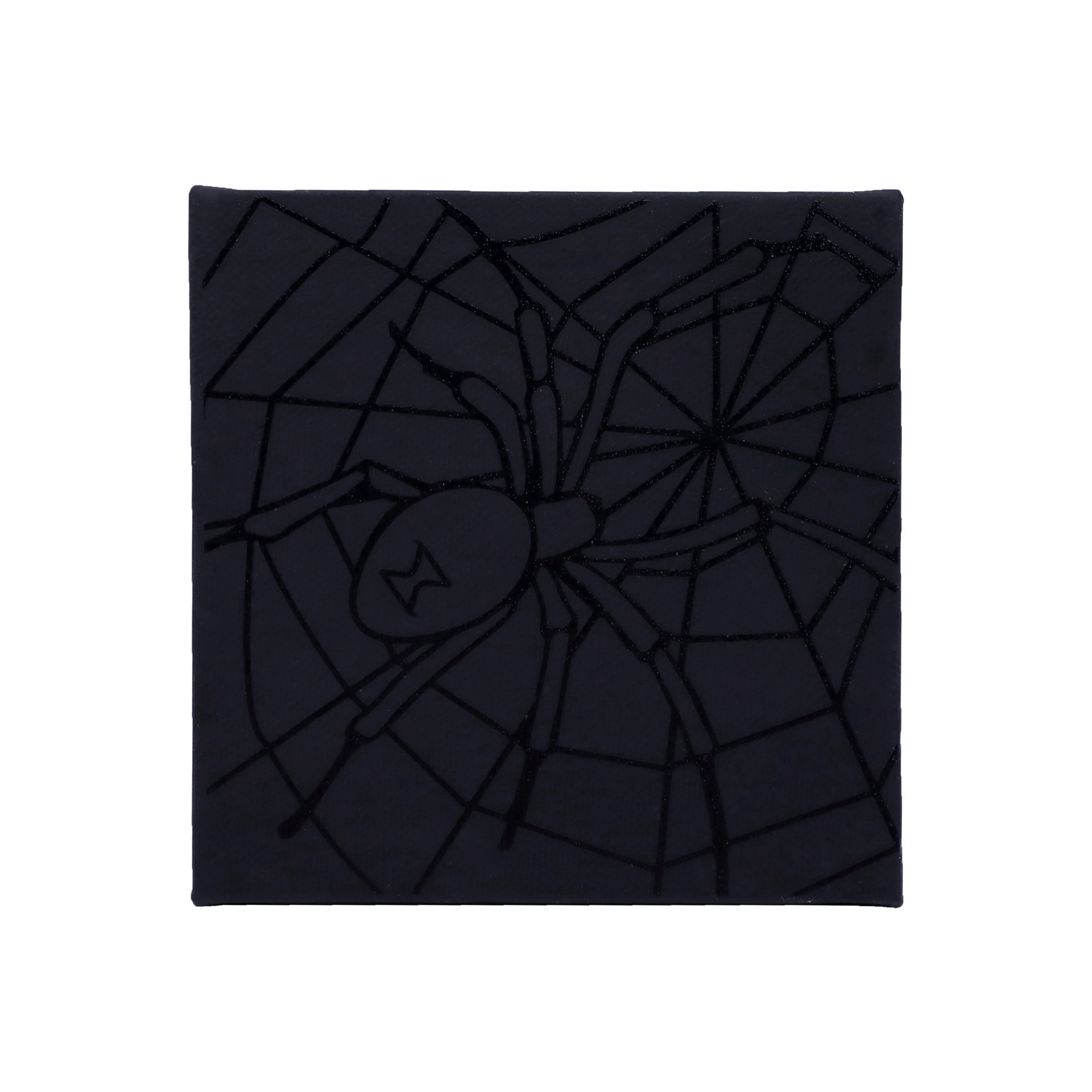 slide 5 of 5, 5" X 5" Spider In Web Canvas Painting Kit By Craft Smart, 5 in x 5 in