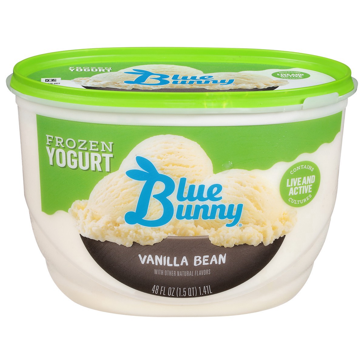 Blue Bunny Vanilla Bean Frozen Yogurt 48 Fl Oz 48 Fl Oz Shipt