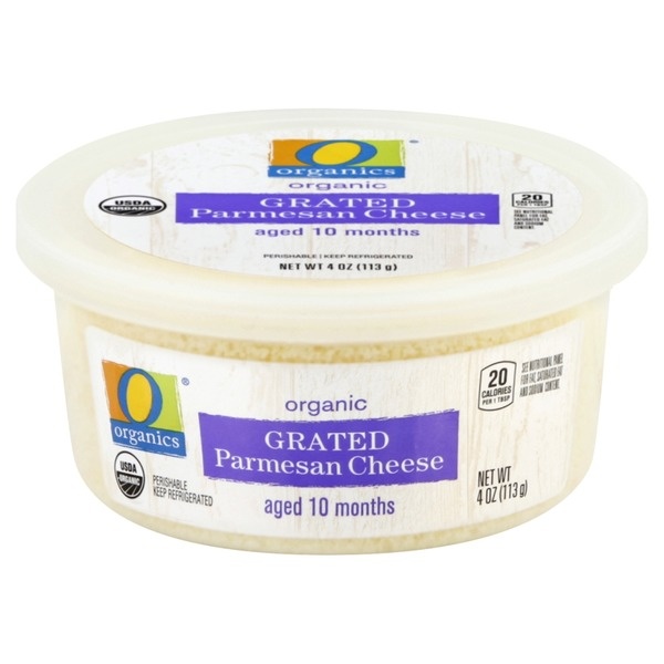 O Organics Organic Grated Parmesan Cheese 4 Oz | Shipt