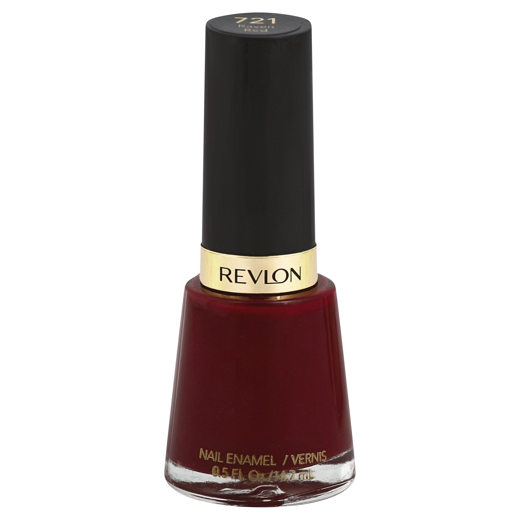 slide 1 of 1, Revlon Sheer Nail Enamel- Raven Red , 0.5 oz