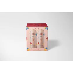 Mom Water Linda Blueberry Peach - 4 pk/12 fl oz Cans