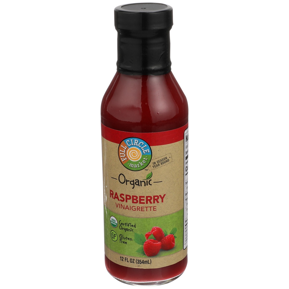 slide 6 of 9, Full Circle Market Full Circle Organic Light Raspberry Dressi, 12 fl oz