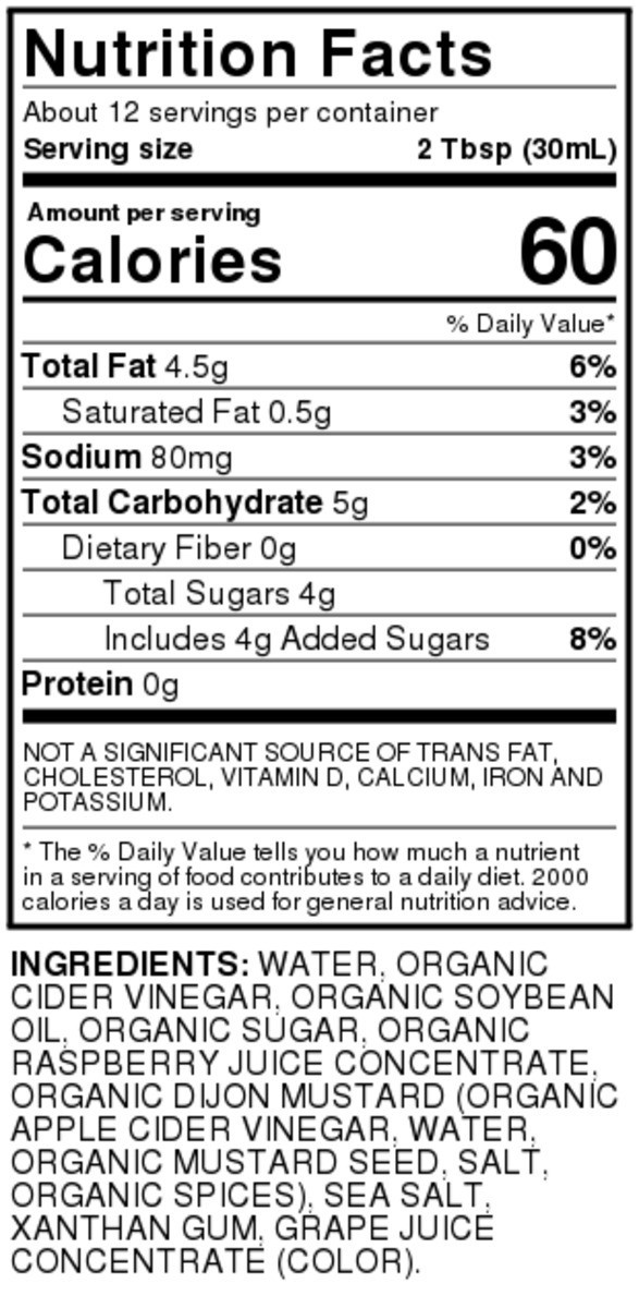 slide 7 of 9, Full Circle Market Full Circle Organic Light Raspberry Dressi, 12 fl oz