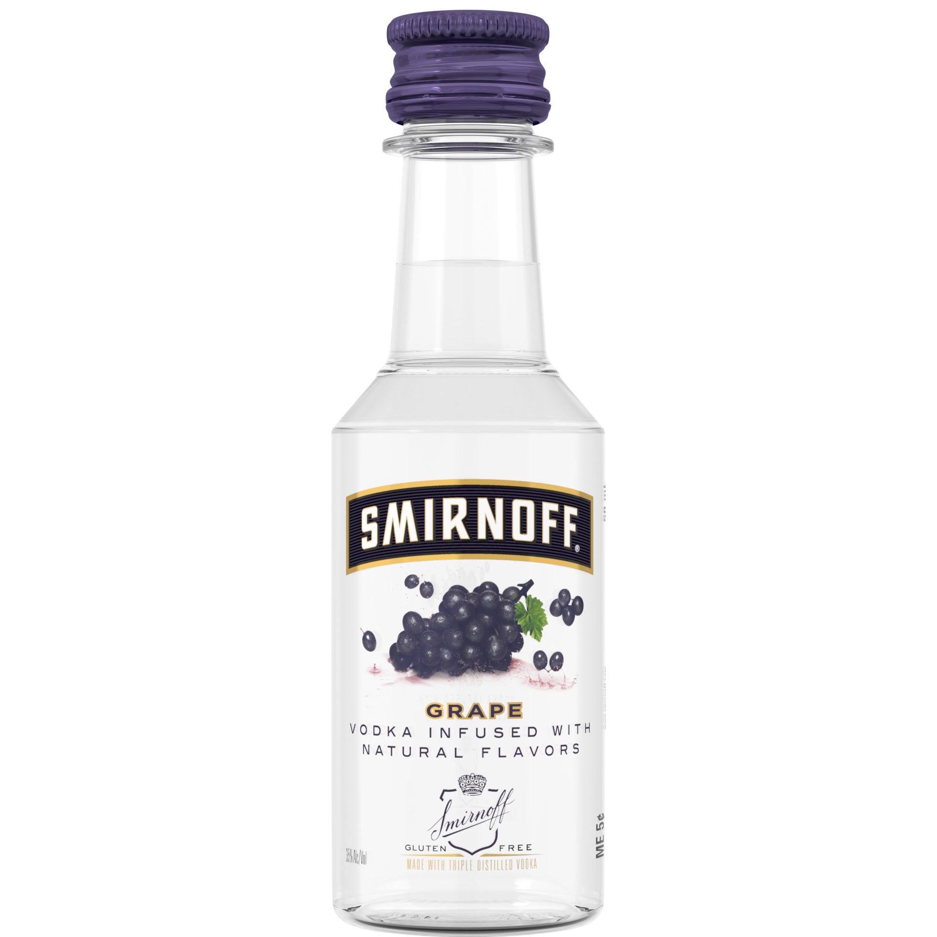 slide 1 of 1, Smirnoff  Grape Vodka, 50 ml