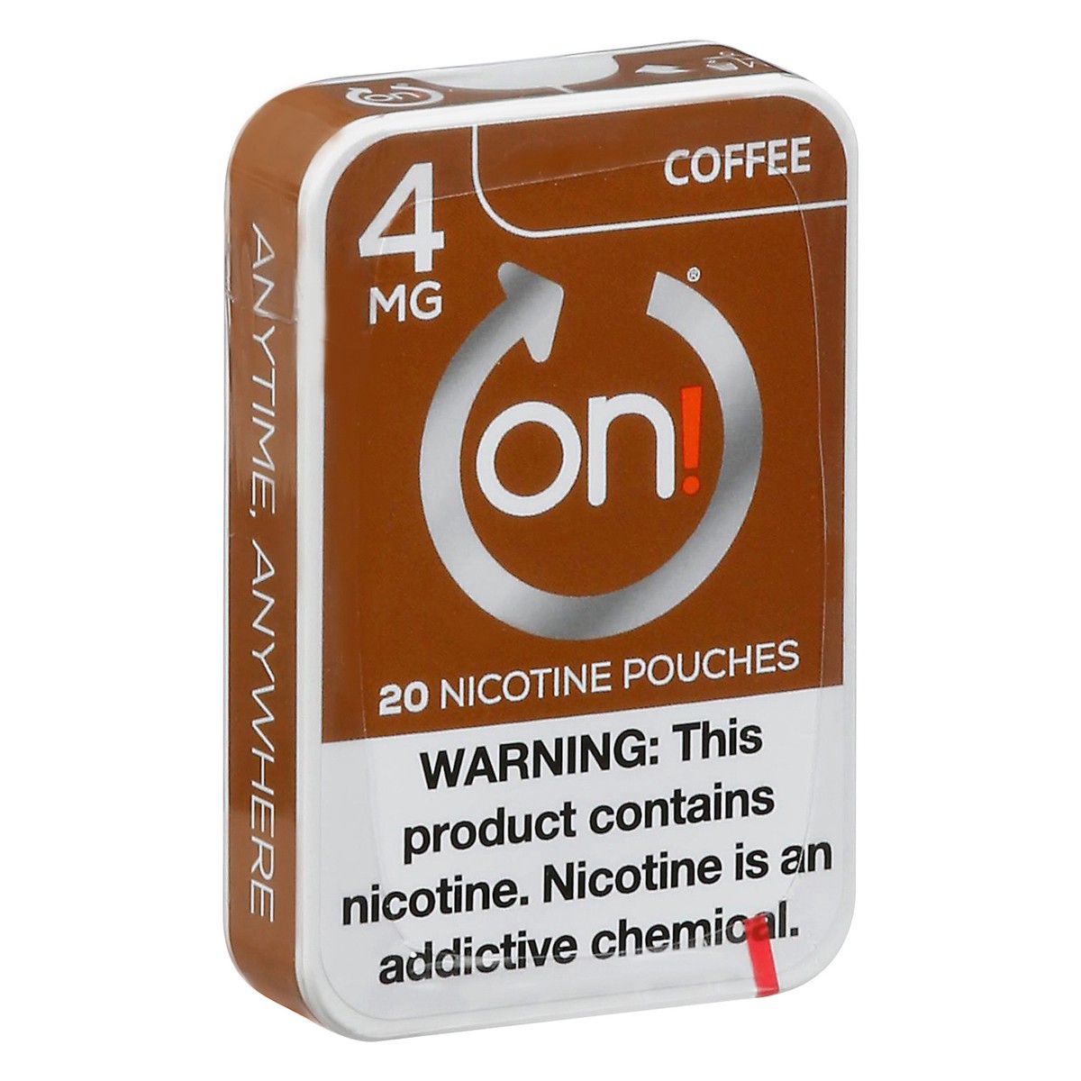 slide 11 of 11, On! 4 mg Coffee Nicotine Pouches 20 ea, 20 ct