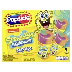 Popsicle Pop Ups Ice Pops SpongeBob SquarePants, 9 ct