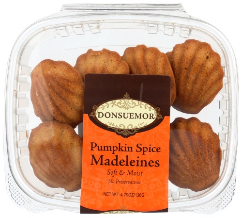 slide 1 of 1, Cookies United Cookie Madeleines Pumpkin Spc, 4.79 oz