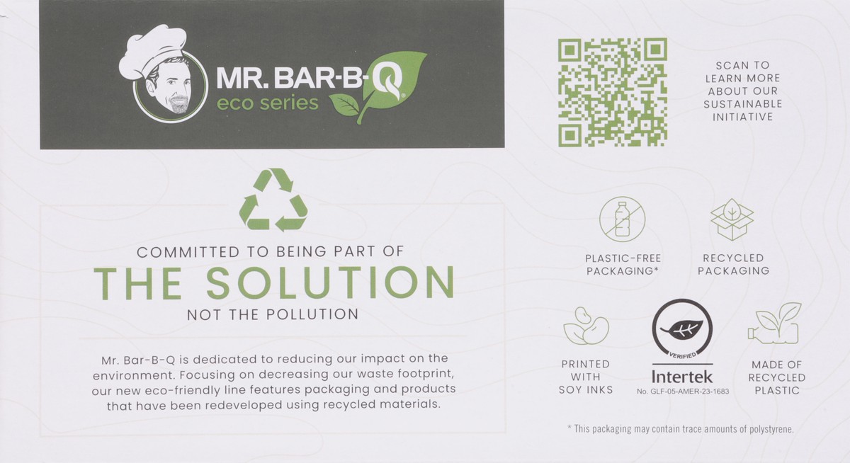 slide 9 of 11, Mr Bar B Q Sustainable Packaging Barbeque Serving Caddy 1 Count - Each, 1 ct