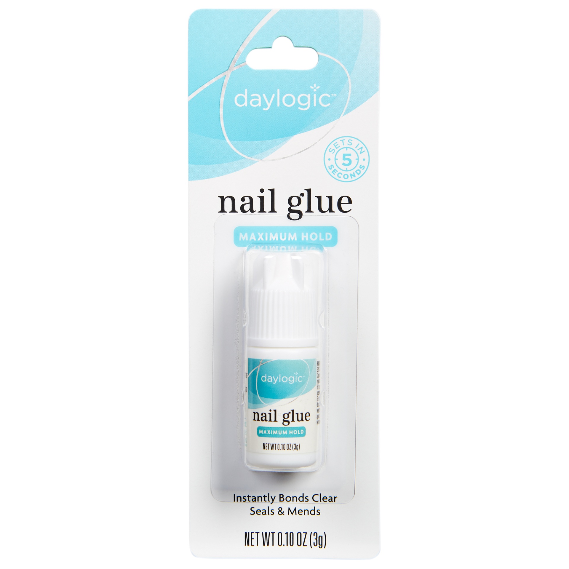 slide 1 of 2, Daylogic Nail Glue Clear, 0.1 oz