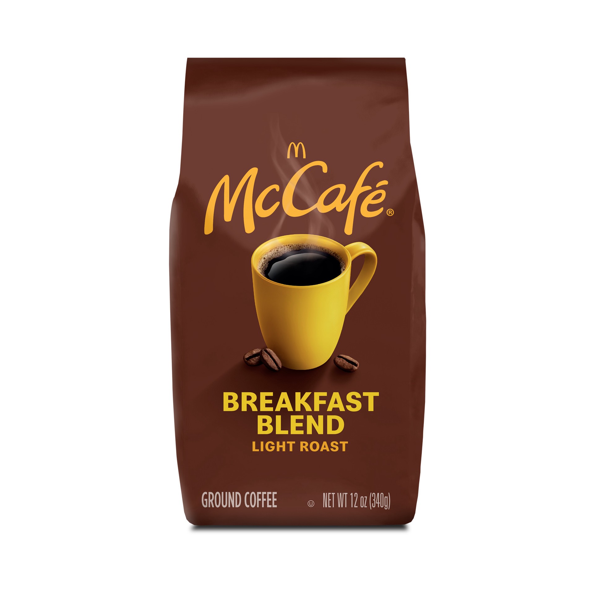 slide 2 of 2, McCafé Breakfast Blend, Ground Coffee, Light Roast, 12oz. Bagged, 12 oz