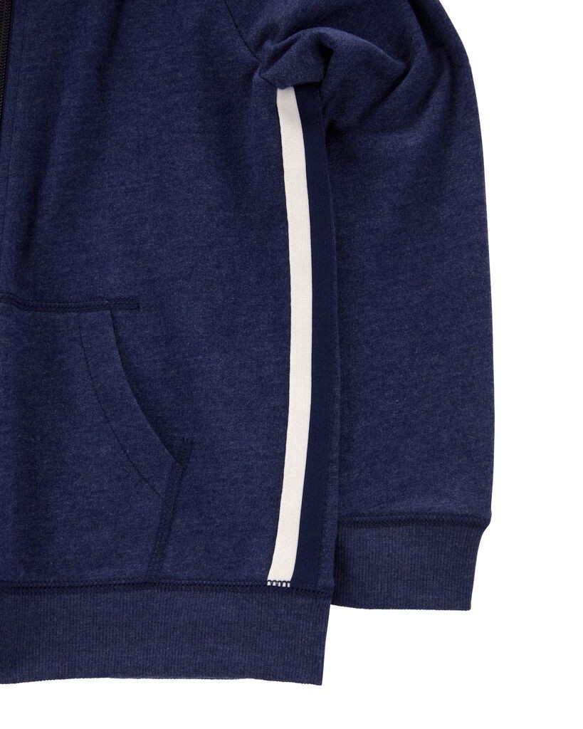 slide 2 of 3, Carter's Kid Zip-Up Fleece Hoodie Navy 12, 1 ct