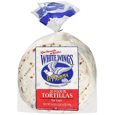 slide 1 of 1, La Paloma Flour Tortillas 20 ct Bag, 20 ct; 30 oz