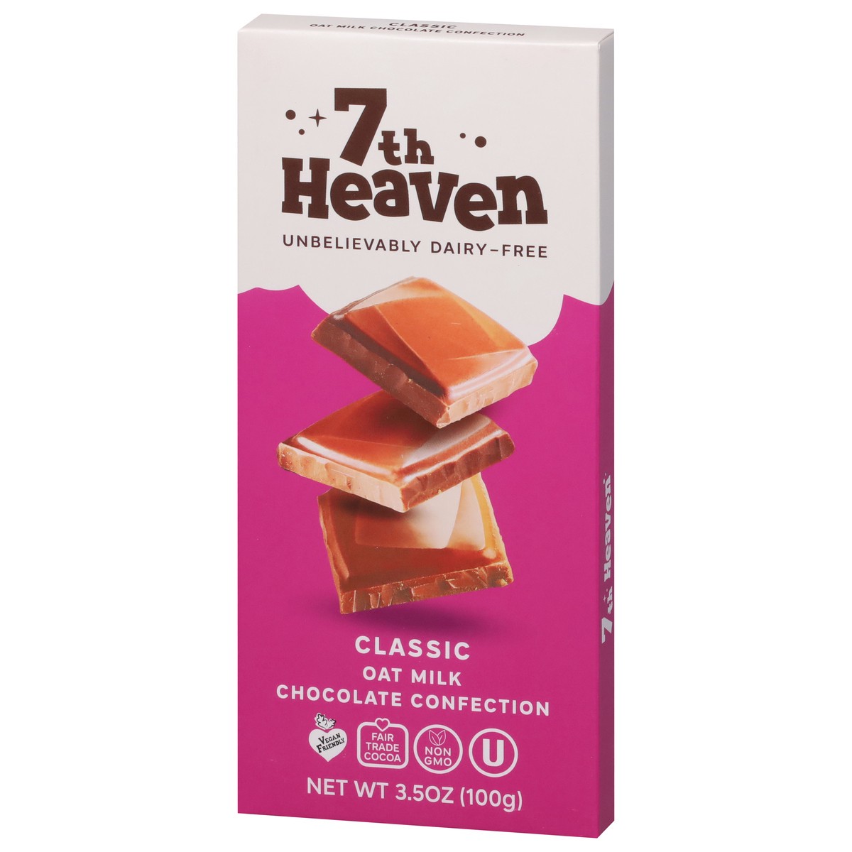 slide 10 of 13, 7th Heaven Oat Milk Classic Chocolate Confection 3.5 oz, 3.5 oz