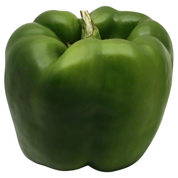 slide 1 of 1, Extra Green Bell Peppers, 1 ct