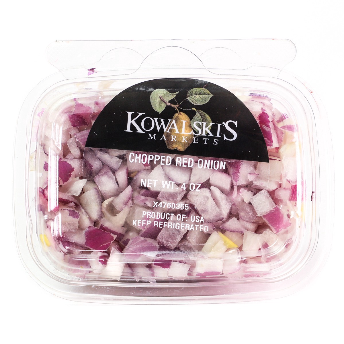 slide 1 of 1, Kowalski's Chopped Red Onion, 4 oz