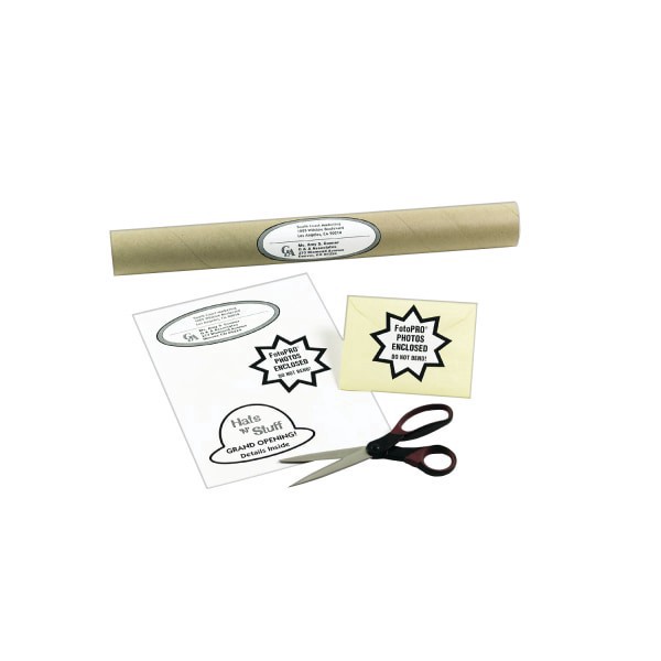 slide 8 of 9, Avery Permanent Full-Sheet Labels, 5165, Laser, White, 100 ct; 8 1/2 in x 11 in