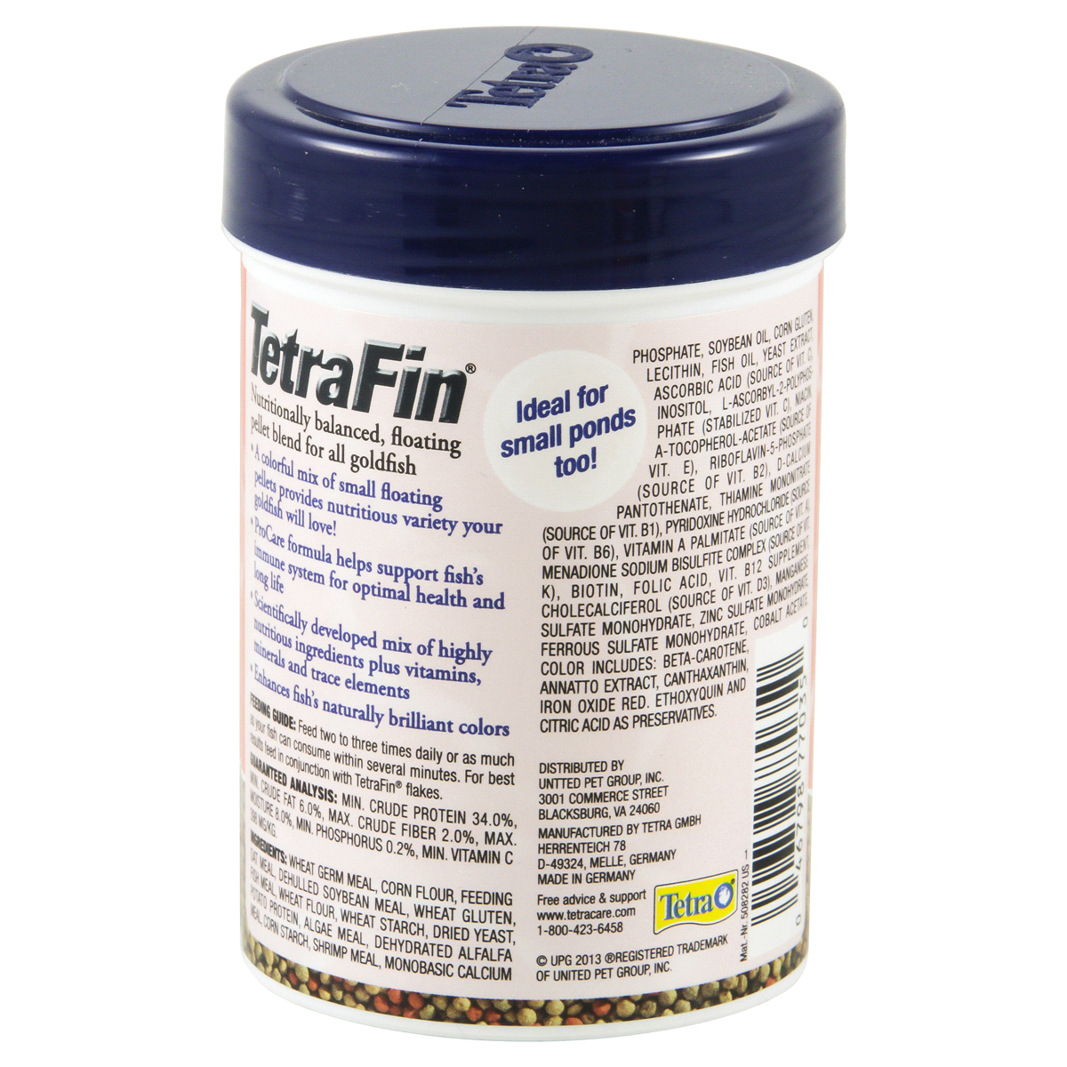 slide 3 of 4, TetraFin Floating Goldfish Food Pellets, 1.87 oz