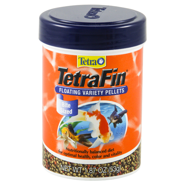 slide 1 of 4, TetraFin Floating Goldfish Food Pellets, 1.87 oz