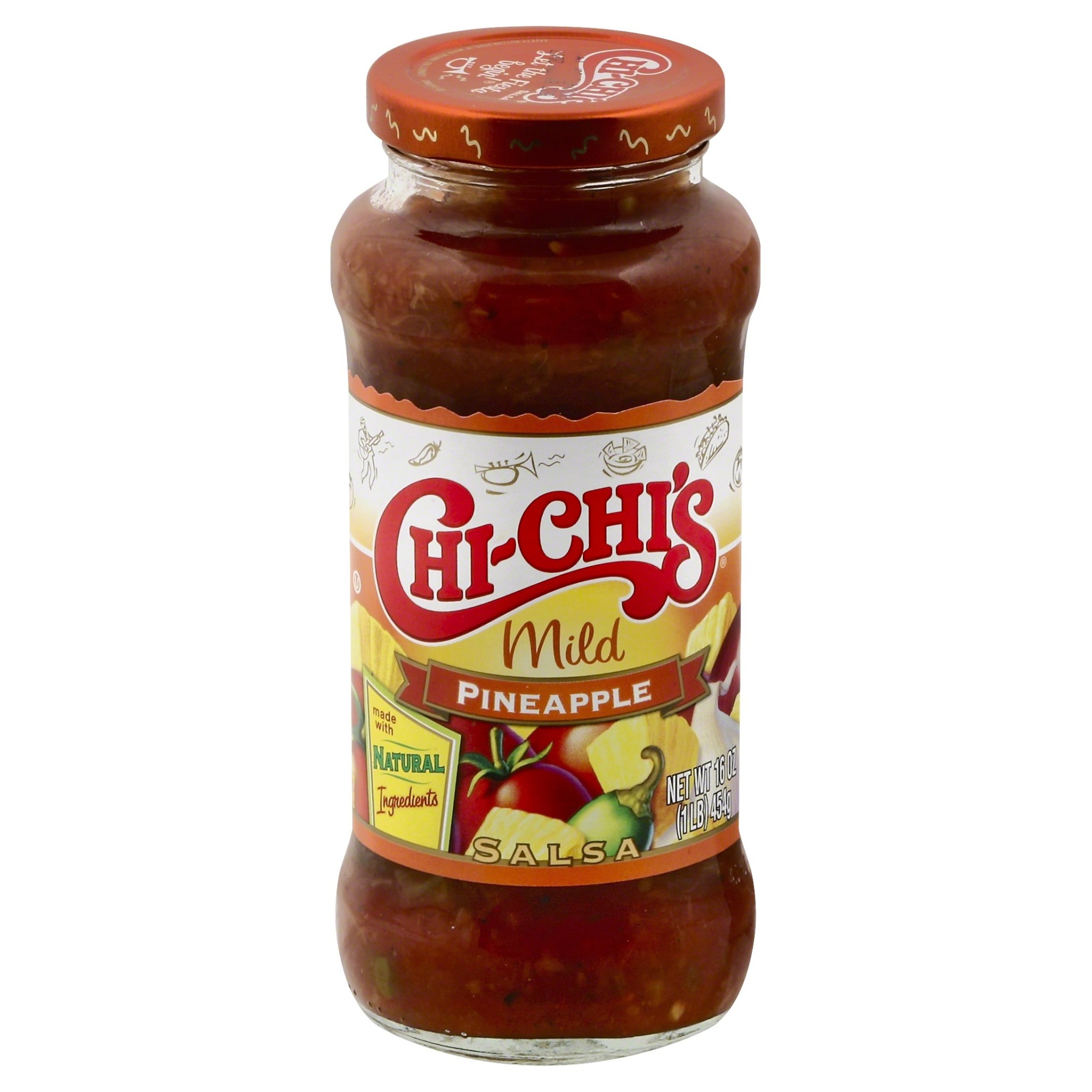 slide 1 of 6, Chi-Chi's Mild Pineapple Salsa, 16 oz