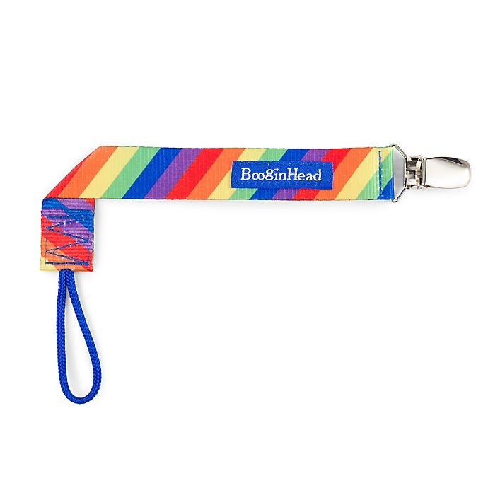 slide 5 of 12, BooginHead PaciGrip Rainbow Pacifier Straps, 2 ct