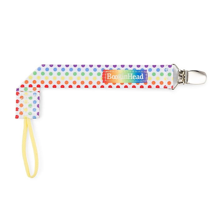 slide 6 of 12, BooginHead PaciGrip Rainbow Pacifier Straps, 2 ct