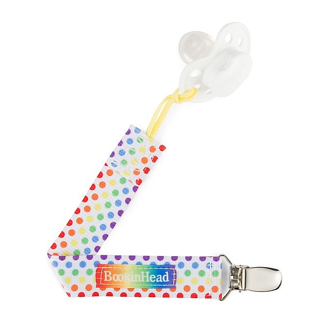 slide 8 of 12, BooginHead PaciGrip Rainbow Pacifier Straps, 2 ct