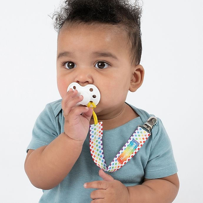 slide 9 of 12, BooginHead PaciGrip Rainbow Pacifier Straps, 2 ct