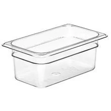 Cambro Clear Half-Size Pan Insert - 4 inch Deep