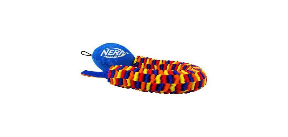 slide 2 of 3, NERF 19' Rainbow Vortex Chain Tug - Blue/Red/Yellow - M, 1 ct