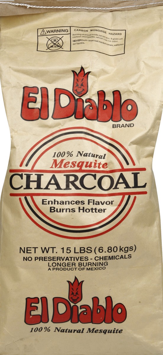 slide 3 of 5, El Diablo Charcoal 15 lb, 15 lb