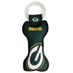 Pets First Green Bay Packers Dental Tug Dog Toy
