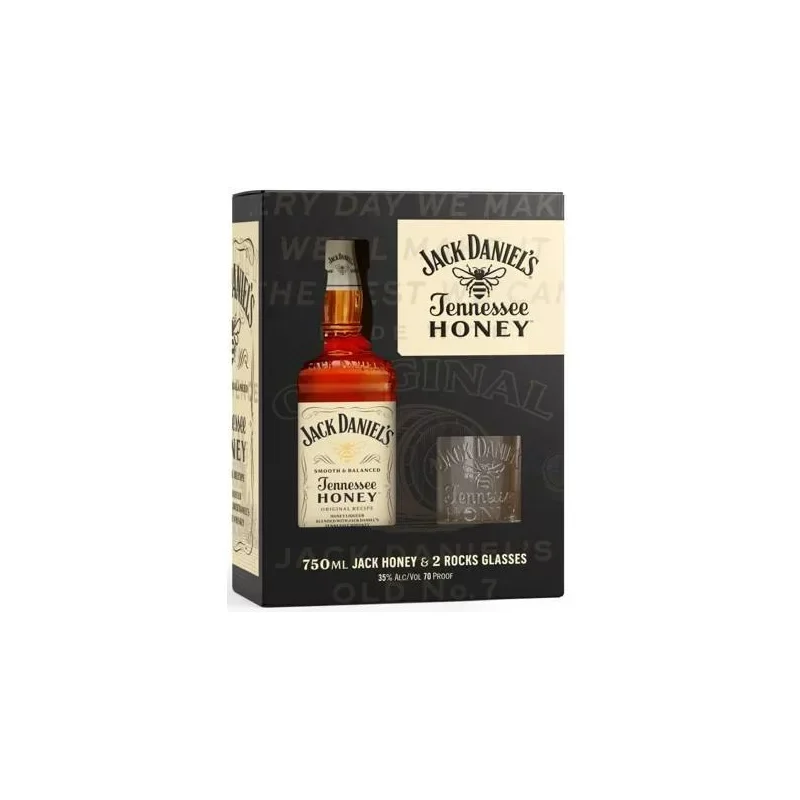 slide 1 of 4, Jack Daniel Distillery Tennessee Honey Gift Set, 750 ml
