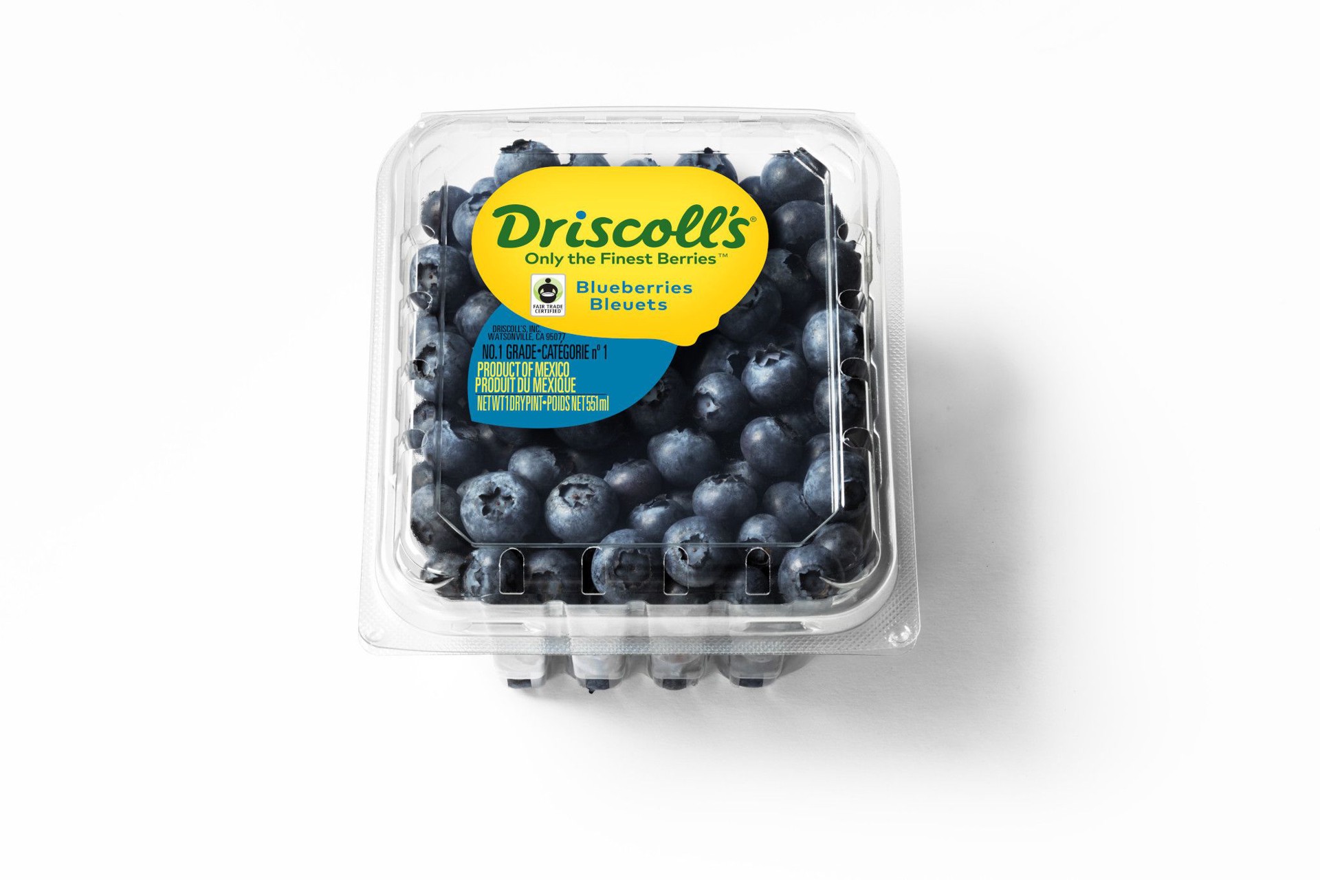 slide 1 of 6, Driscoll's Blueberries, Fresh Blueberries, Fair Trade Produce, Conventional, 1 pt., 1 pint