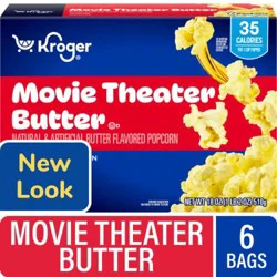 Kroger Movie Theater Butter Microwave Popcorn