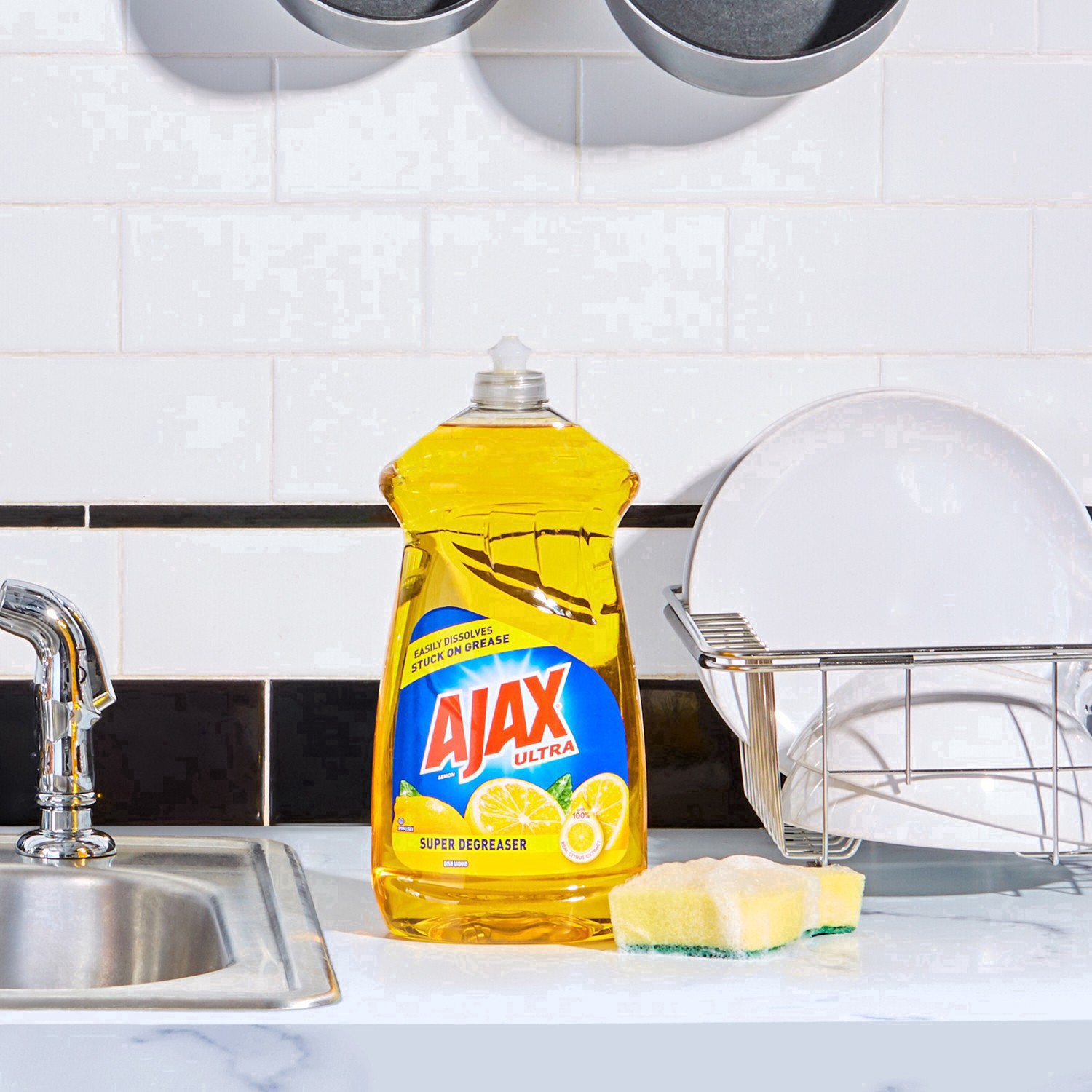 slide 101 of 118, Ajax Ultra Lemon Super Degreaser Dish Liquid, 28 fl oz