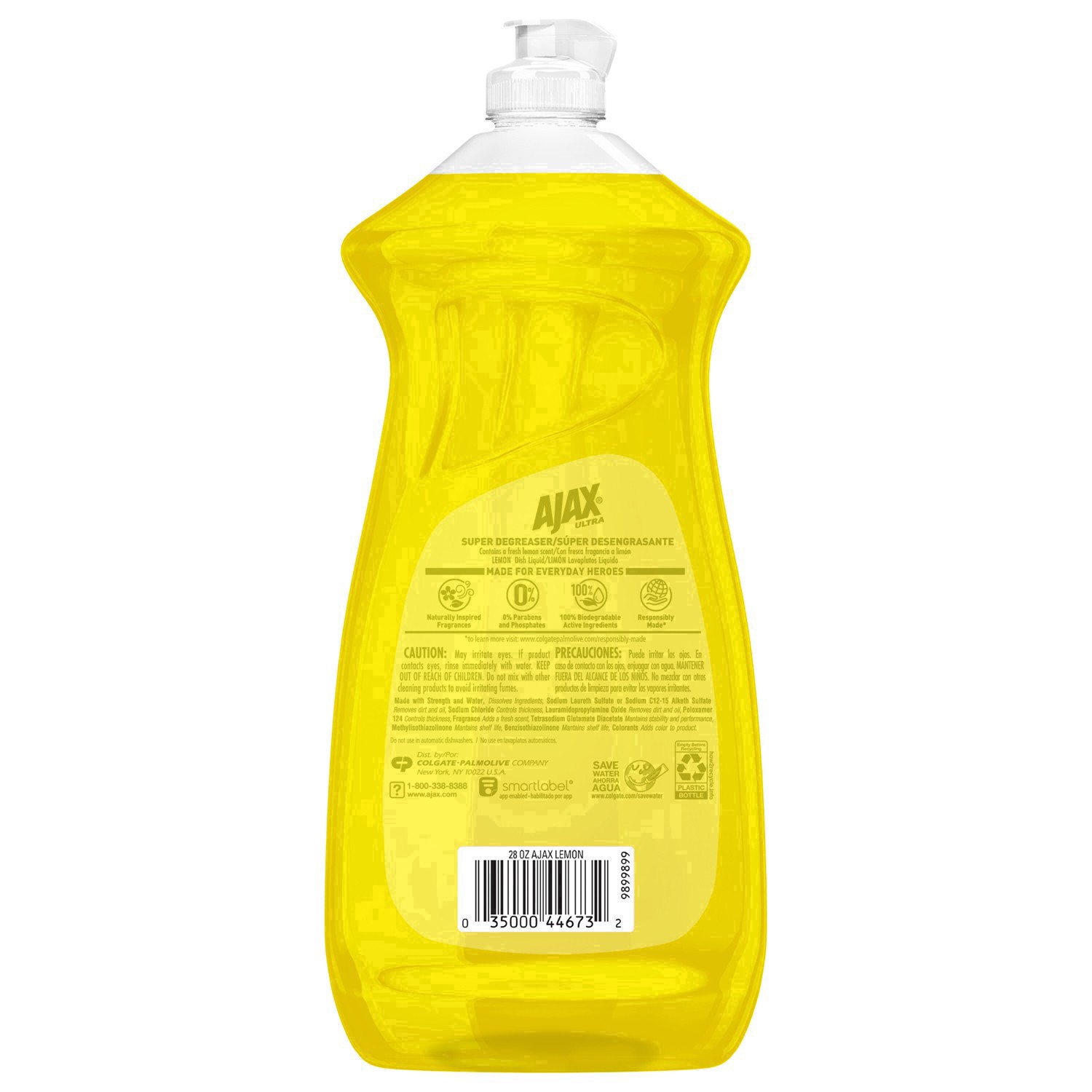slide 61 of 118, Ajax Ultra Lemon Super Degreaser Dish Liquid, 28 fl oz