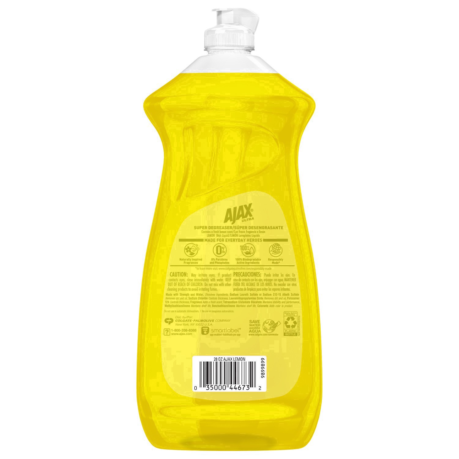 slide 86 of 118, Ajax Ultra Lemon Super Degreaser Dish Liquid, 28 fl oz