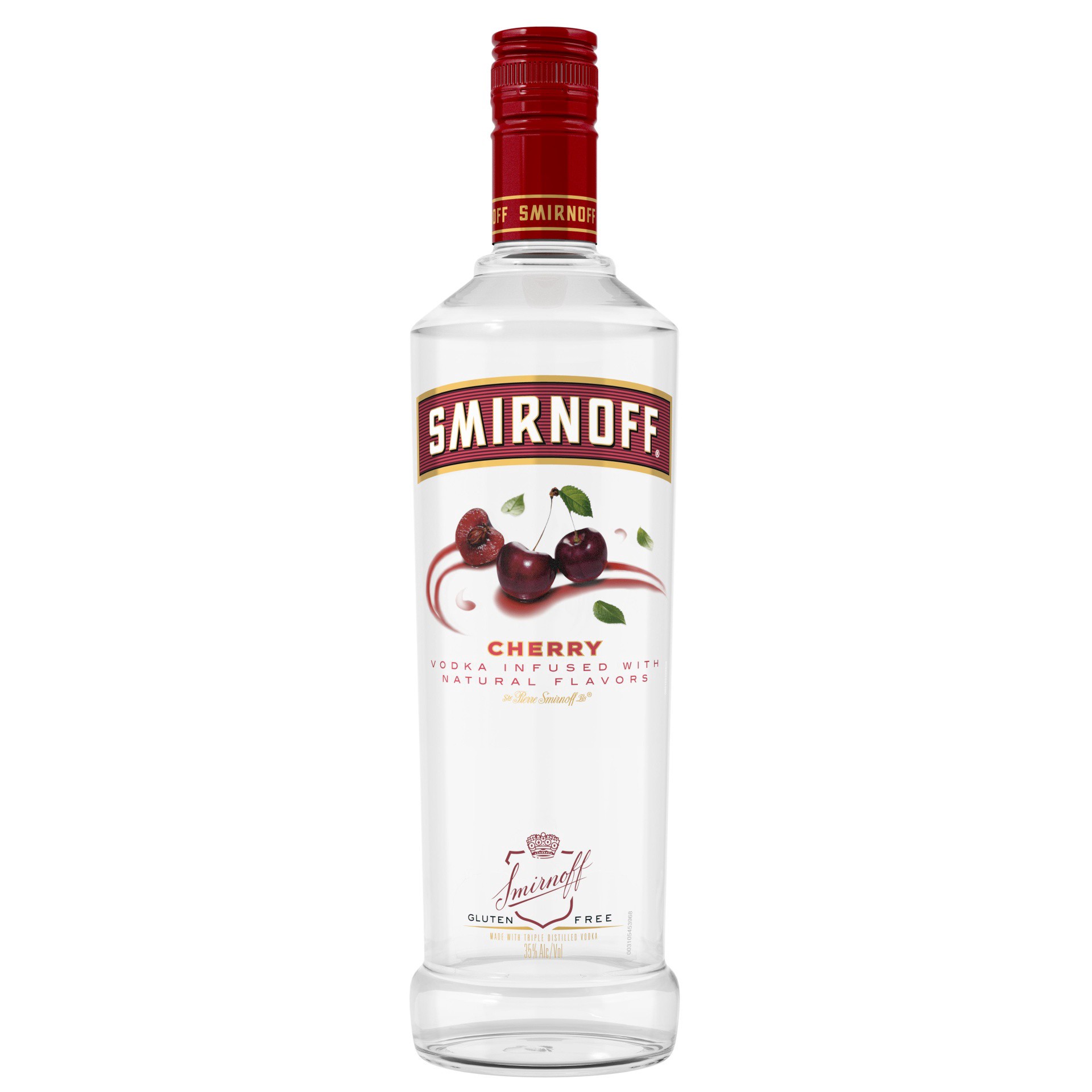 slide 1 of 4, Smirnoff Cherry (Vodka Infused With Natural Flavors), 750 mL, 750 ml