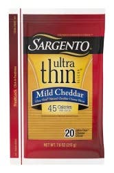 Sargento Ultra Thin Slices Mild Cheddar Cheese