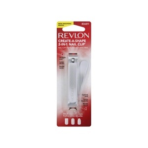 slide 1 of 1, Revlon Create-A-Shape 2-In-1 Nail Clip, 1 ct