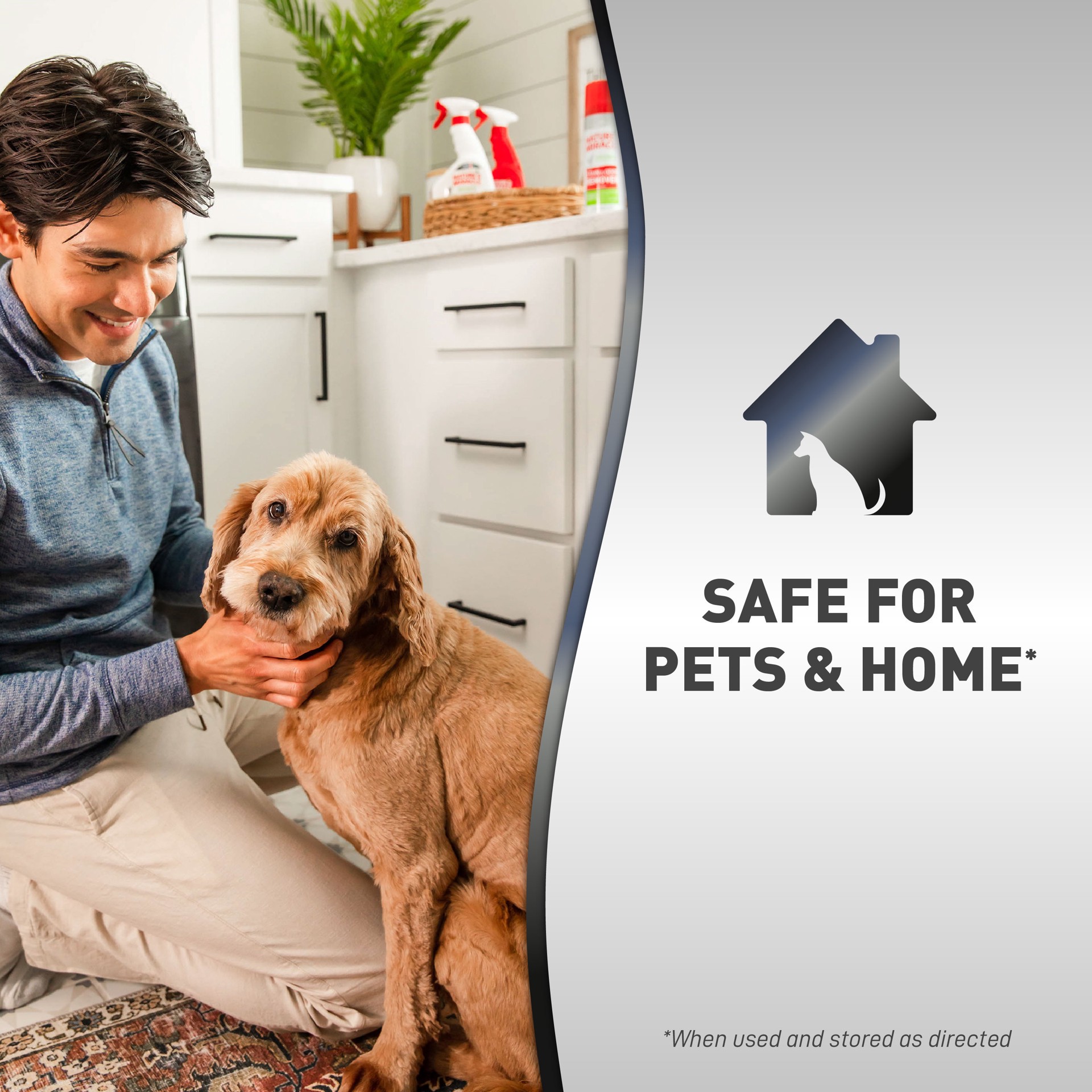 slide 5 of 7, Nature's Miracle Advanced Platinum Dog Pet Block Repellent Spray 16 Fl Oz (Pack of 1), 1.14 lb