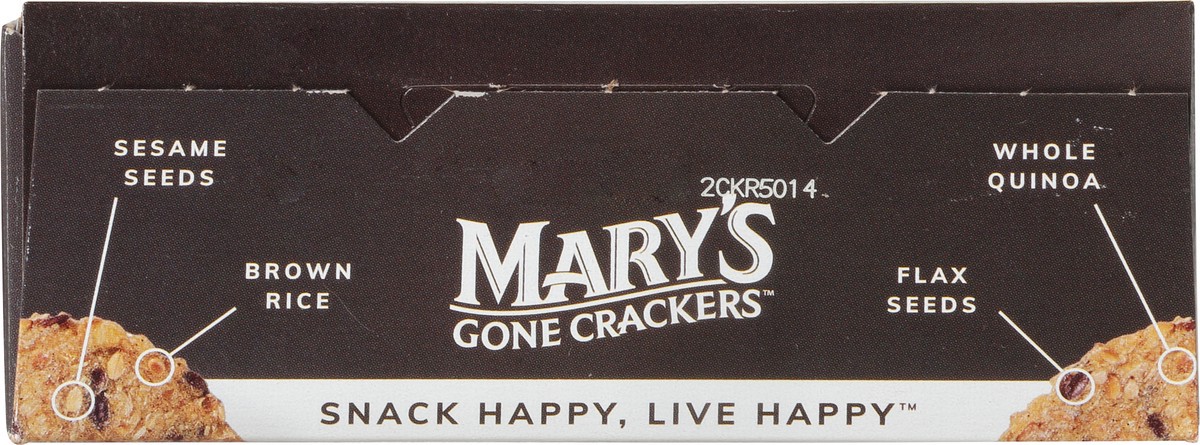 slide 8 of 14, Mary's Gone Crackers Crackers, Original Black Pepper, Organic Brown Rice, Flax & Sesame Seeds, Gluten Free, 6.5 oz, 6.5 oz